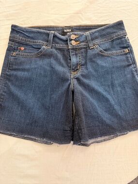 Hudson Jeans Dark Blue Denim Shorts